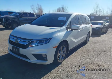 2018 Honda Odyssey Ex-L из США, поврежденный, VIN 5FNRL6H78JB021832